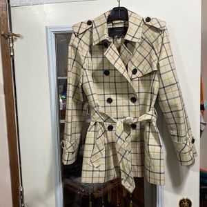 COACH Tattersall short trench